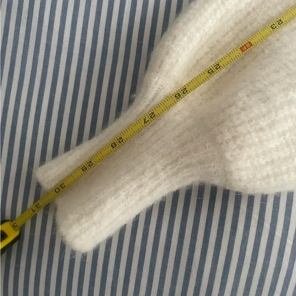 Sezane Micky Alpaca wool sweater Ivory size M - Picture 9 of 11